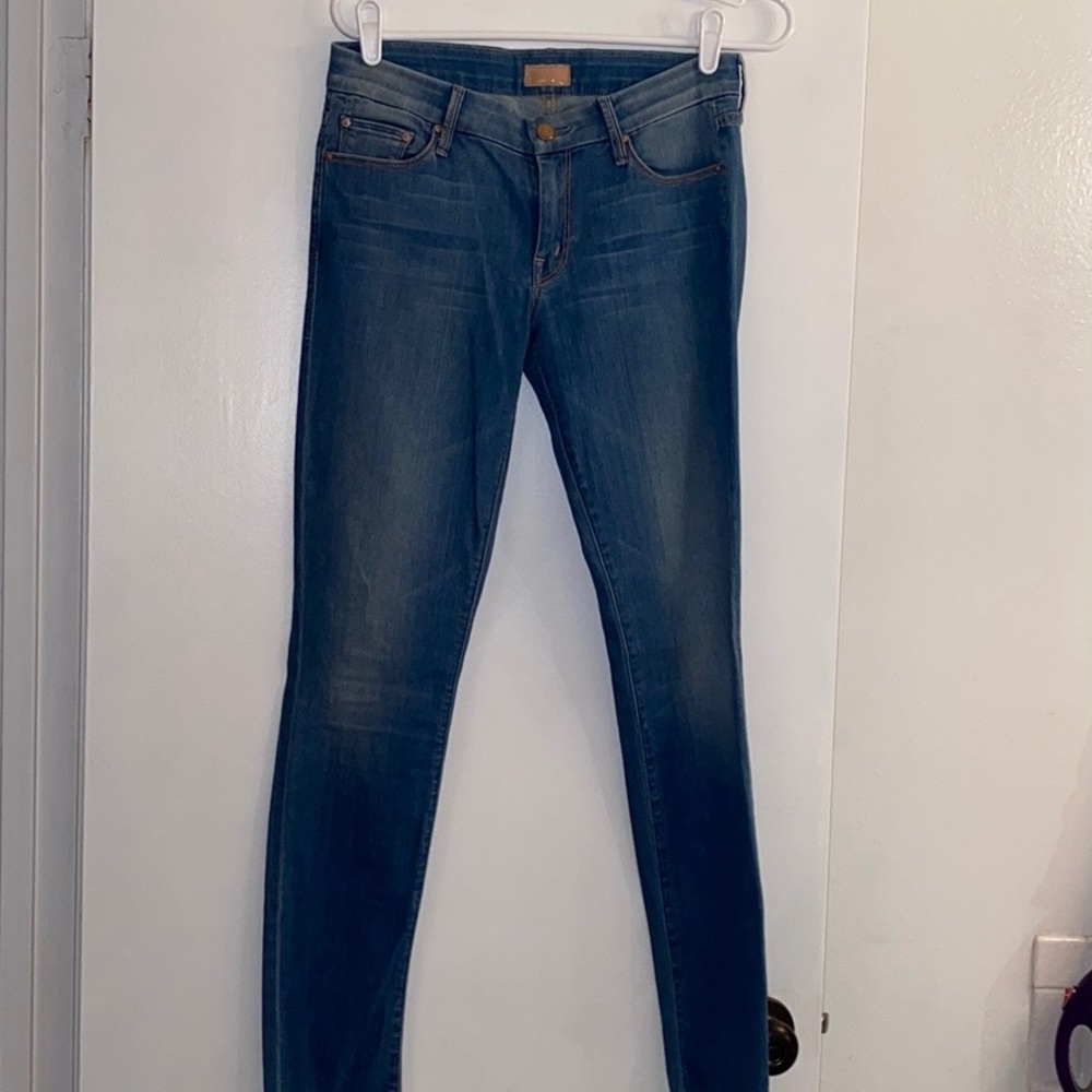 MOTHER denim skinny ankle pant